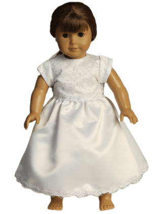 American Girl First Communion Doll Dress Matches Dress SP221