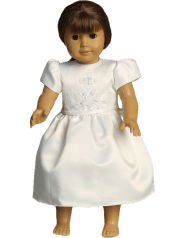 American Girl First Communion Doll Dress Matches Dress SP735