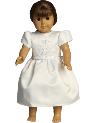 American Girl First Communion Doll Dress Matches Dress SP735