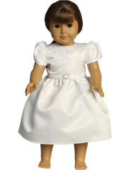 American Girl First Communion Doll Dress Matches Dress SP736