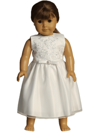 American Girl First Communion Doll Dress Matches Dress SP742