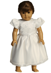American Girl First Communion Doll Dress Matches Dress SP744