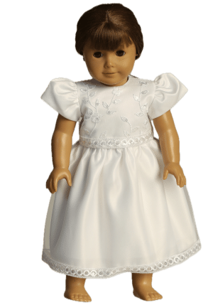 American Girl First Communion Doll Dress Matches Dress SP744