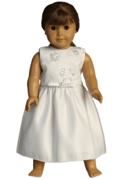 American Girl First Communion Doll Dress Matches Dress SP745