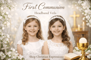 First Communion Headband Veils