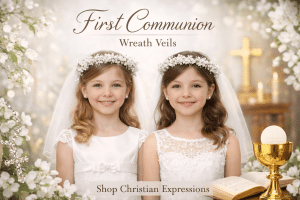 First Communion Wreath Veils