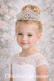 Big Comb First Communion Crown Tiara