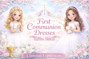 Plus Size First Communion Dresses