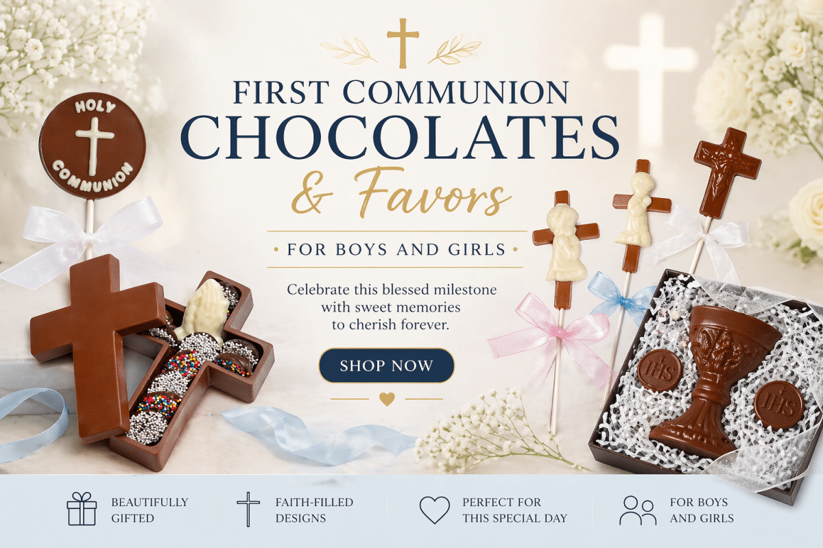 Shop First Communion Chocolates & Favors