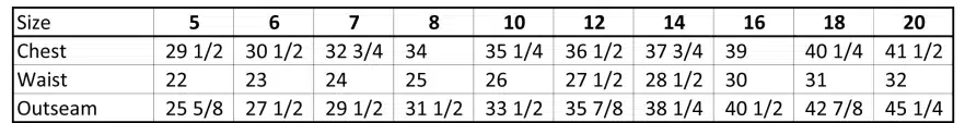 boys first communion suits size chart 1
