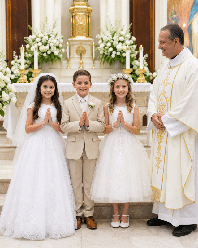 Share Your Child’s First Communion Day with Christian Expressions