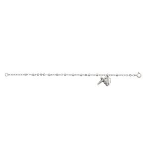 6.5in. All Sterling Rosary Bracelet Boxed