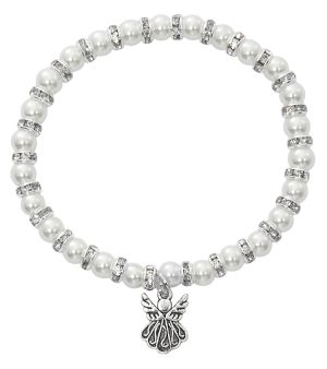 PEARL BABY STETCH BRACELET CARD AND HANG BAG