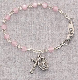5 1/2in Pink Baby Bracelet