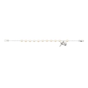 7.5in Pearl Rosary Bracelet Boxed