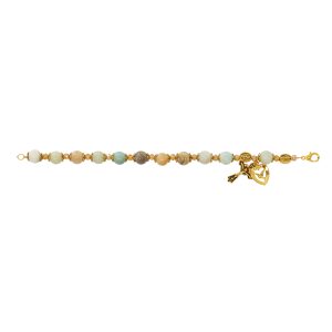 G/P Holy Spirit with Amanzonite Beads and Adjustable Links