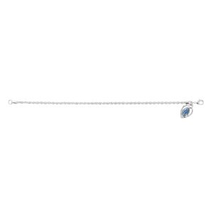 Rhodium Rope Miraculous Bracelet Boxed