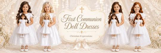 First Communion Doll Dresses for Girls