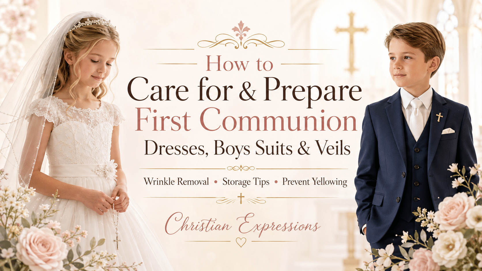 How to Care for First Communion Apparel
