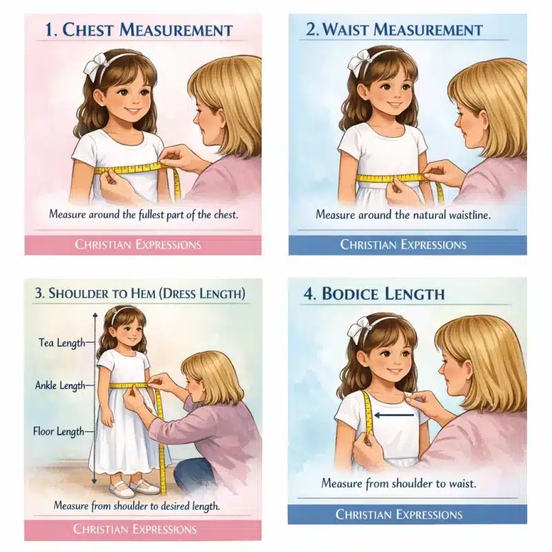 How to Measure for a First Communion Dress 1 How to Measure Child for First Communion Dress