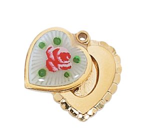 Gold over Sterling Miraculous Pendant