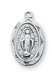 Sterling Silver Miraculous Pendant