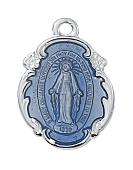 Sterling Silver Miraculous Pendant