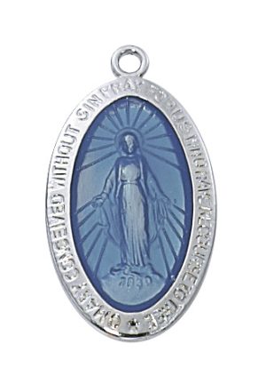 Sterling Silver Miraculous Pendant