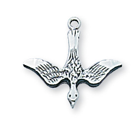 Sterling Silver Holy Spirit Pendant