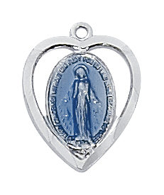 Sterling Silver Miraculous Pendant