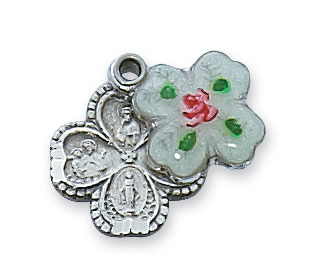Sterling Silver Cloisonné 4-way Pendant 1 Sterling Silver Cloisonné 4-way Pendant