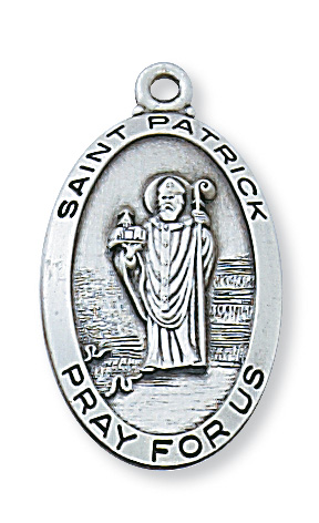Sterling Silver St. Patrick Pendant