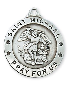 Sterling Silver St. Michael Pendant