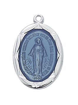 Sterling Silver Miraculous Pendant