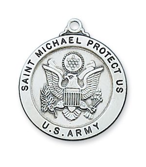 Sterling Silver Army Pendant