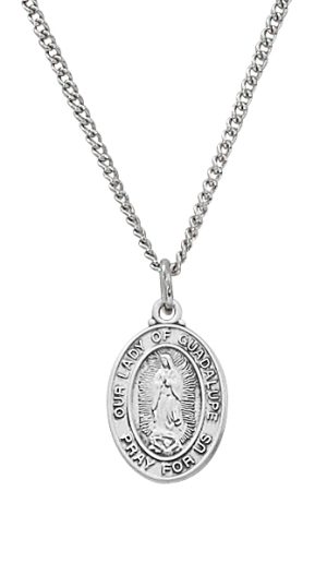Sterling Guadalupe Baby Pendant Boxed