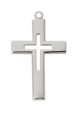 Sterling Silver Polished Cross
