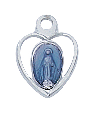 Sterling Silver Miraculous Pendant Boxed