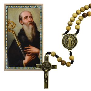 St Benedict Wood Rosary