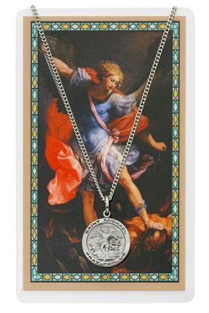 18" ST MICHAEL PRAYER CARD SET