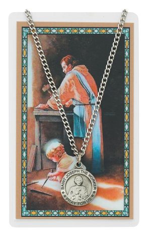 ST JOSEPH WORKER PRAY CARD SET