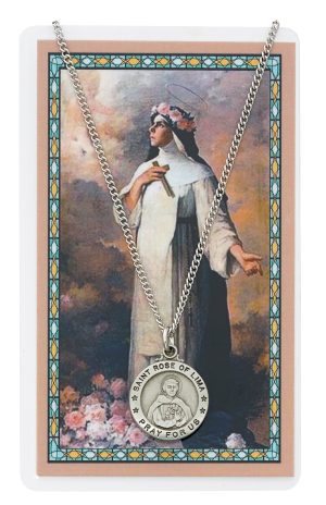 ST ROSE LIMA PRAYER CARD SET