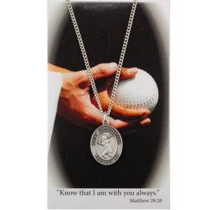 GIRLS SOFTBALL PRAY CARD SET