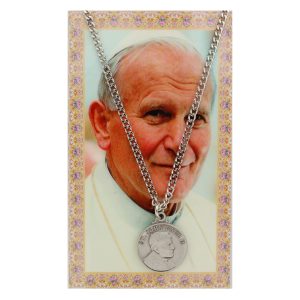 ST JOHN PAUL PRAYER CARD 24"CH