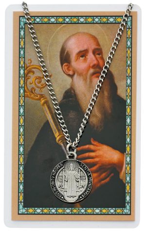 ST BENEDICT PRAYER CARD SET