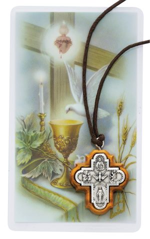 OLIVE WOOD 4-WAY PENDANT PRAYE