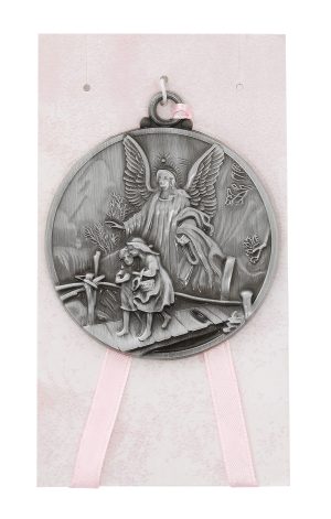 Guardian Angel Crib Medal Carded