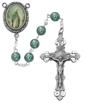 Teal OL Grace Rosary boxed