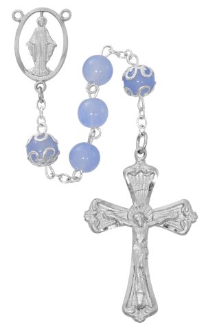 PURPLE ROSARY DELUXE BOXED