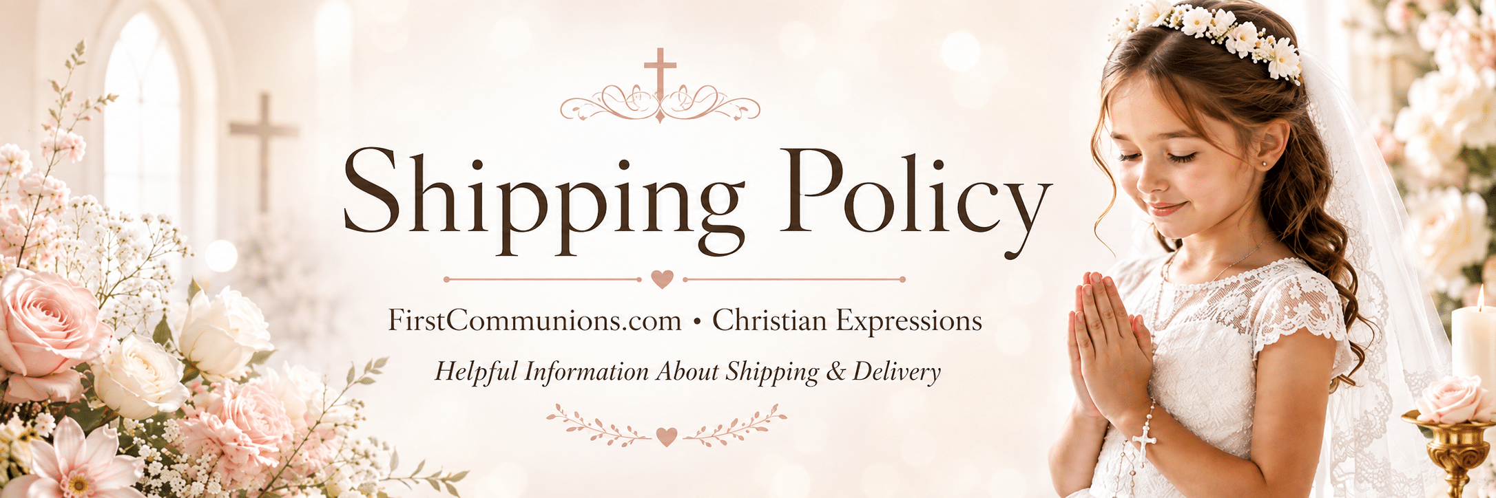 Shipping Policy First Communion